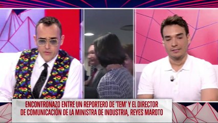 Risto Mejide abronca a un reportero suyo por admitir que se pasó de listo con una ministra