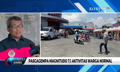 Gempa 7,1 M Guncang Maluku Utara, BNPB: 2 Orang Luka Ringan