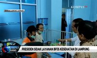 Presiden Joko Widodo Sidak Layanan BPJS Kesehatan di Lampung