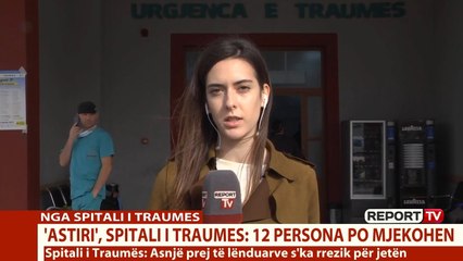 Report TV - Përplasja te 'Astiri', shkon në 13 numri i të plagosurve