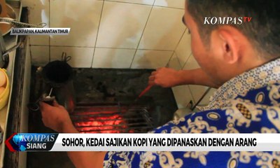 Mencicipi Kopi yang Dipanaskan dengan Bara di Balikpapan