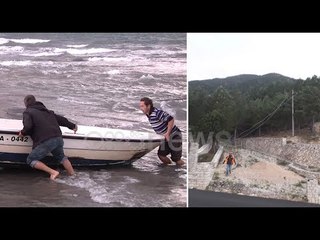 Ora News - Moti i keq “bllokon” vendin, probleme në det dhe në tokë