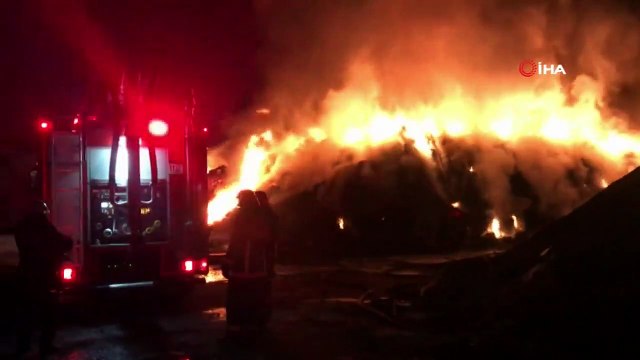 Geri dönüşüm tesisinde iki gün sonra yine alevler yükseldi