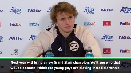 Zverev tips new Grand Slam champion next year