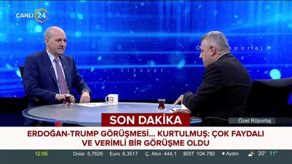Numan Kurtulmuş 24 TV'de