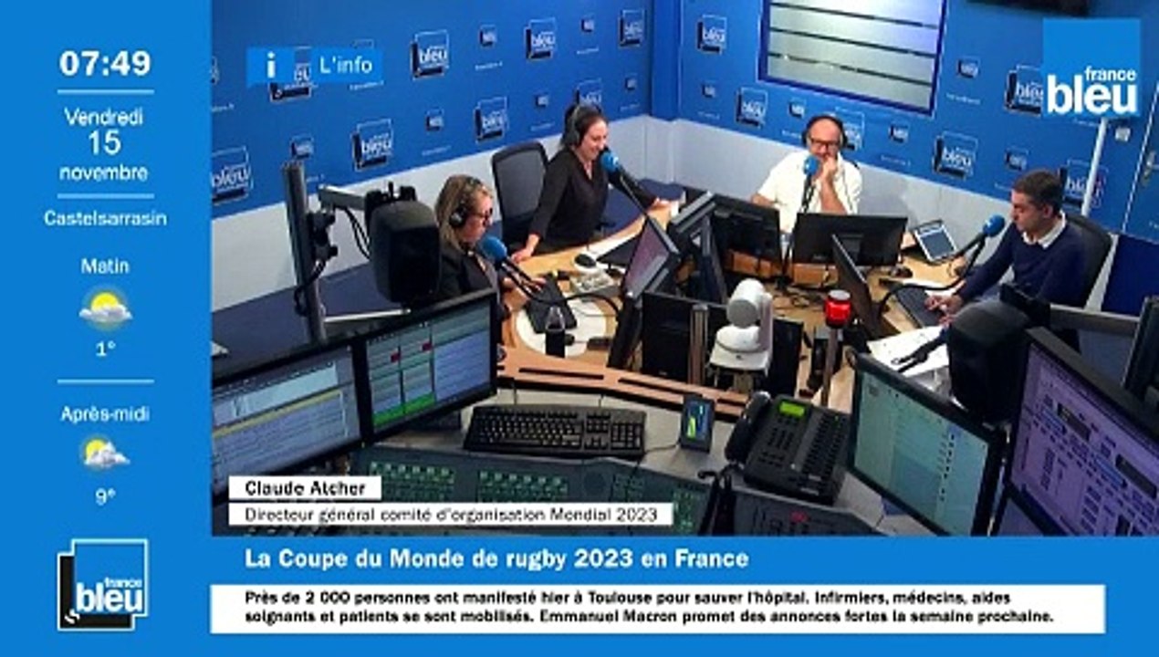 Coupe du Monde de Rugby 2023 en France,  le comité local local d'organisation lancé à Toulouse