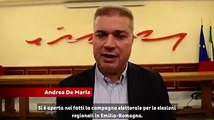 Emilia Romagna, De Maria (Pd)- Bonaccini e centrosinistra iniziano col piede giu)
