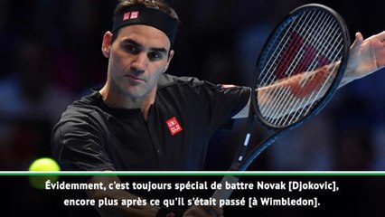 Masters - Federer : "Toujours spécial de battre Djokovic"