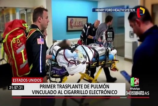EEUU: realizan primer trasplante de pulmones vinculado al uso de cigarrillos electrónicos