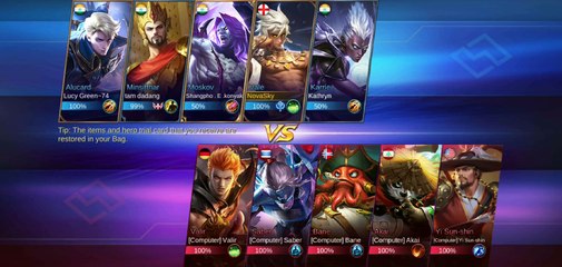 Mobile Legends Bang Bang Hero Vale Gameplay