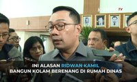 Ini Alasan Ridwan Kamil Bangun Kolam Berenang di Rumah Dinas