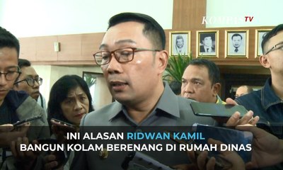 Ini Alasan Ridwan Kamil Bangun Kolam Berenang di Rumah Dinas
