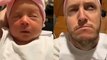 Avustralyalı komedyan yeni doğmuş kızının mimiklerini taklit etti; sosyal medyada viral oldu