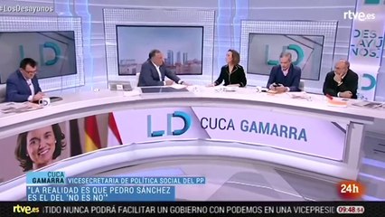 Cuca Gamarra (PP) asegura que el PSOE "tiene que parar a Pedro Sánchez"