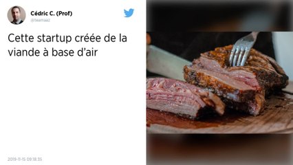 La viande à base d’air arrive bientôt dans nos assiettes