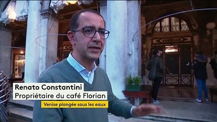 Italie : Venise, inondée après une marée haute historique