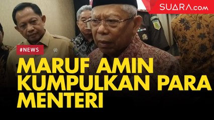 Kumpulkan Menteri, Wapres Ma'ruf Bahas Rancangan Besar Berantas Terorisme