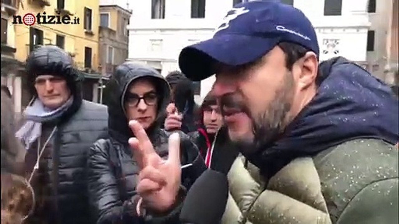 Salvini a Venezia "Acqua alta e maltempo anche al sud, serve aiuto istantaneo" | Notizie.it