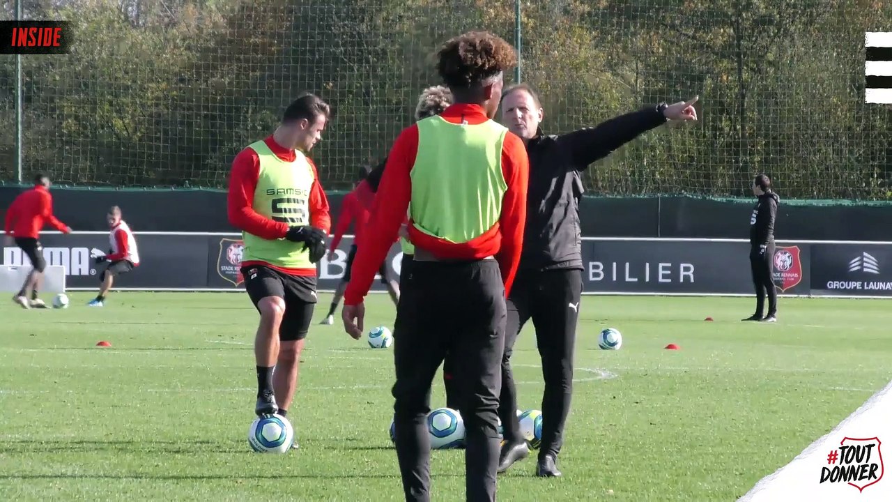Séance devant le but pour les Rouge et Noir