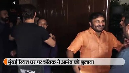 ऋतिक के घर डिनर पर पहुंचे आनंद कुमार