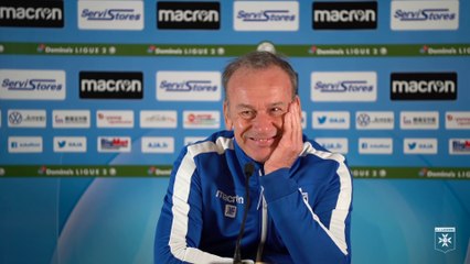 La conférence de presse de Jean-Marc Furlan avant La Charité-AJA