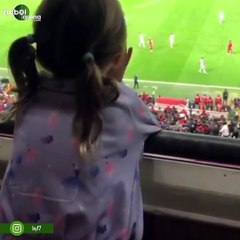 Burak Yılmaz’ın kızı: "Koş baba koş"