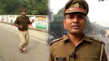 इटावाः ट्रांसफर होने पर नाराज दारोगा ने 60 किलोमीटर की लगाई दौड़, 40 किलोमीटर पर हो गए बेहोश