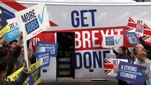 Boris Johnson unveils Tory's 'Get Brexit Done' election bus