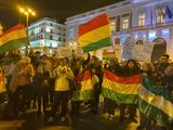 Bolivianos en Madrid celebraron la caída de Evo Morales: 