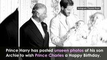 Prince Harry shares photo with three generations of royals