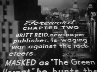 THE GREEN HORNET: CHAPTER 2: THE THUNDERING TERROR