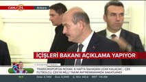 İçişleri Bakanı Süleyman Soylu konuşuyor