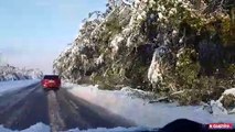 Des centaines d’arbres tombés au bord des routes