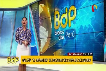 Cercado de Lima: incendio consumió cuatro stands en galería de Av. Abancay