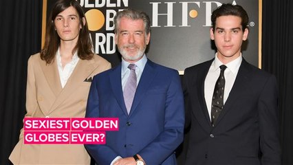 Pierce Brosnan's model sons are 2020 Golden Globes Ambassadors