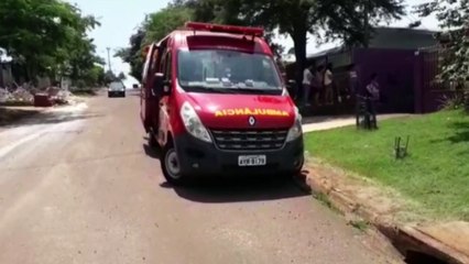 Após sofrer queda de dois metros, mulher é socorrida no Santa Felicidade
