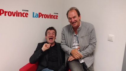 Les frères Taloche de passage à Mons et la rédaction de la Province. Vidéo Eric Ghislain