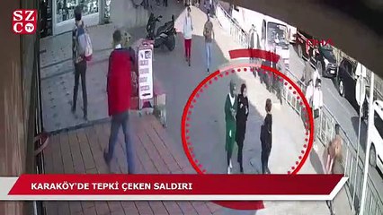 Karaköy'de tepki çeken saldırı