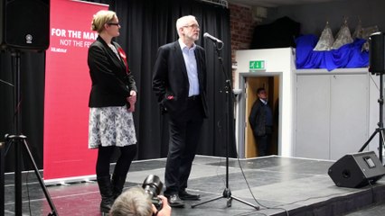 Jeremy Corbyn visits Morecambe