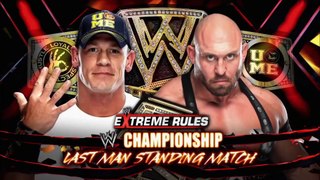 John Cena vs Ryback WWE Extreme Rules 2013 Promo