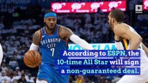 NBA Veteran Carmelo Anthony Joins Portland Trail Blazers