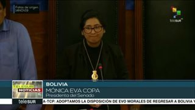 Cámara de Senadores de Bolivia elige nueva presidenta