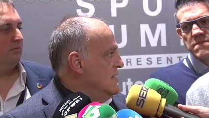 Javier Tebas relativiza la decisión del juez sobre el partido en Miami: "vamos a seguir intentándolo"