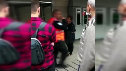 Karaköy'de başörtülü kıza saldıran kadının yeni görüntüleri ortaya çıktı