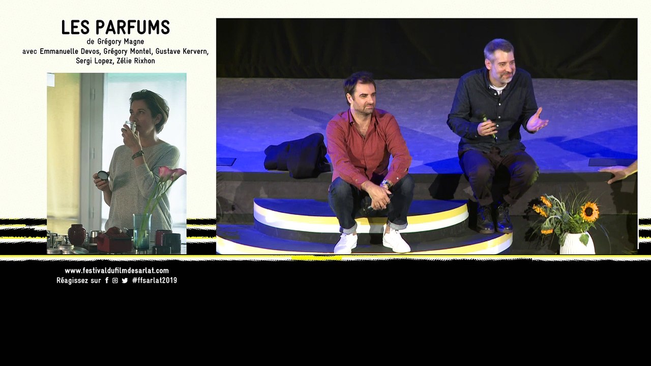 "Les parfums" de Grégory Magne, débat d'après projection au Festival du Film de Sarlat