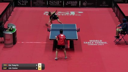 Cai Fong-En vs Lim Eunice | 2019 ITTF Indonesia Open Highlights (Group)
