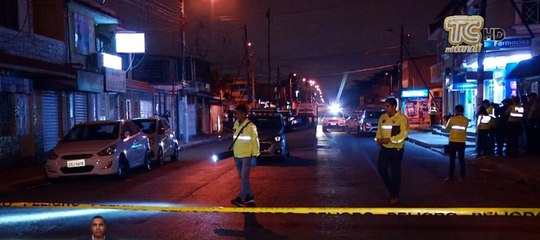 Tiroteo dejó un muerto y tres heridos en Guayaquil
