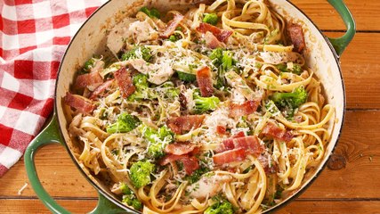 This Creamy Broccoli Chicken Alfredo Is All We Ever Want To Eat