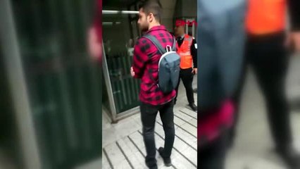 Karaköy'de yoldaki kadına saldıran şüpheli kadın marmaray'da da olay çıkarmış