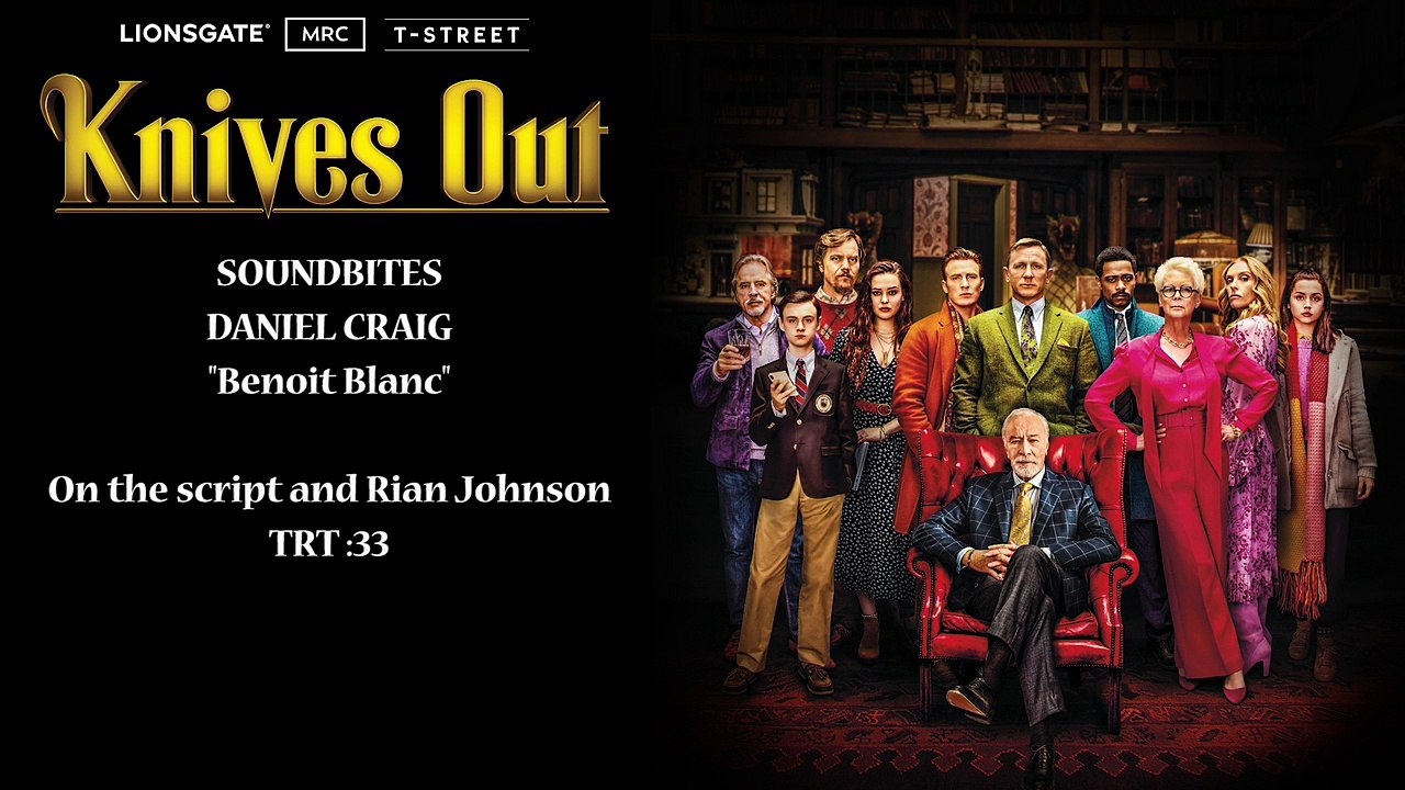 Knives Out DANIEL CRAIG